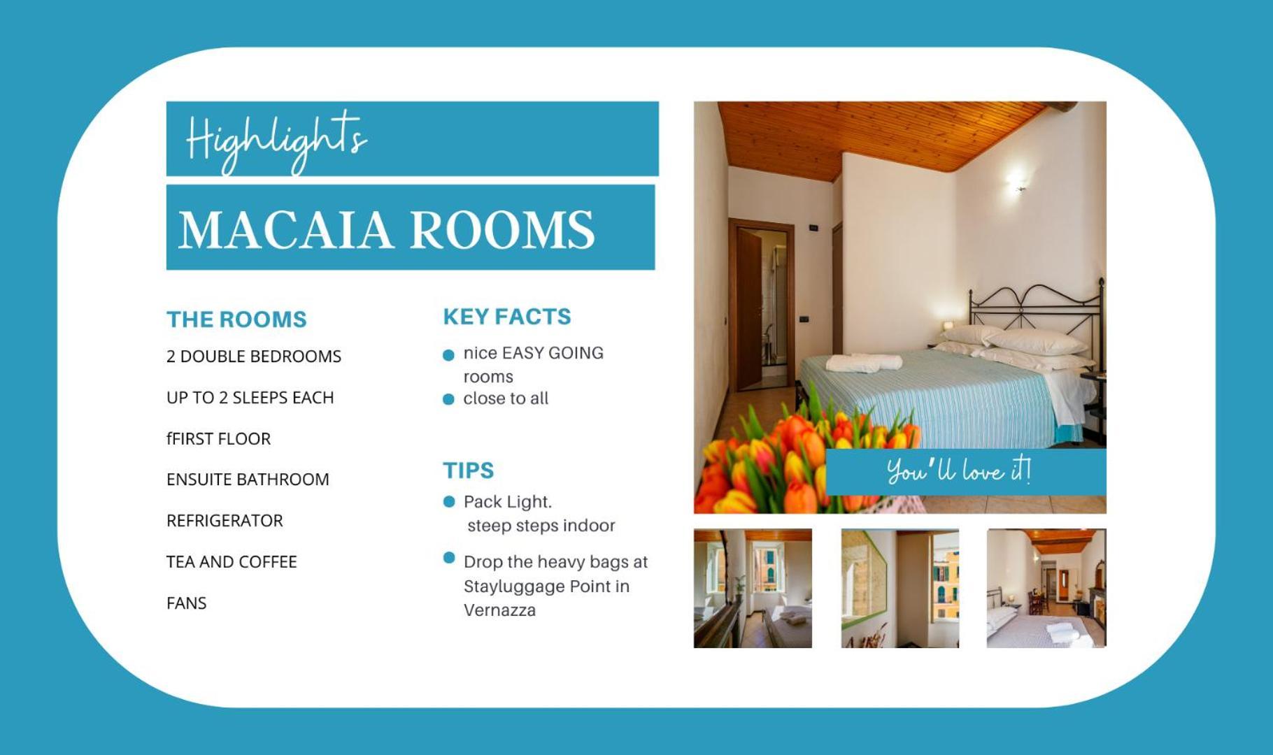 Macaia Room #1 With Ac Vernazza Exterior foto